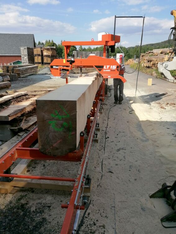 Holz, Sägewerk